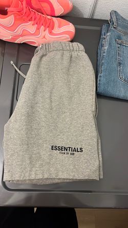 Gray essential shorts