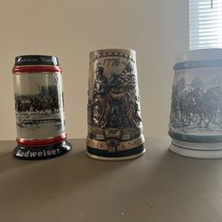Budweiser Steins