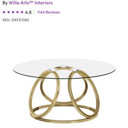 Glass Coffee Table For Sale