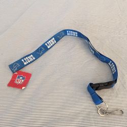 New Detroit Lions Blue Landyard
