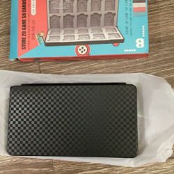 New Switch Game Card Case for Switch 2 & OLED & Lite,Portable Black Memory Storage Holder with 24 Game Card Slots and 24 Micro SD Cards Slots 
