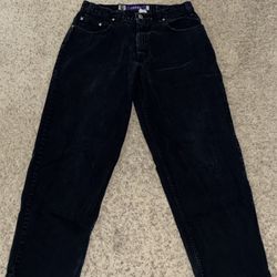 SilverTab Levi Baggy Black pants