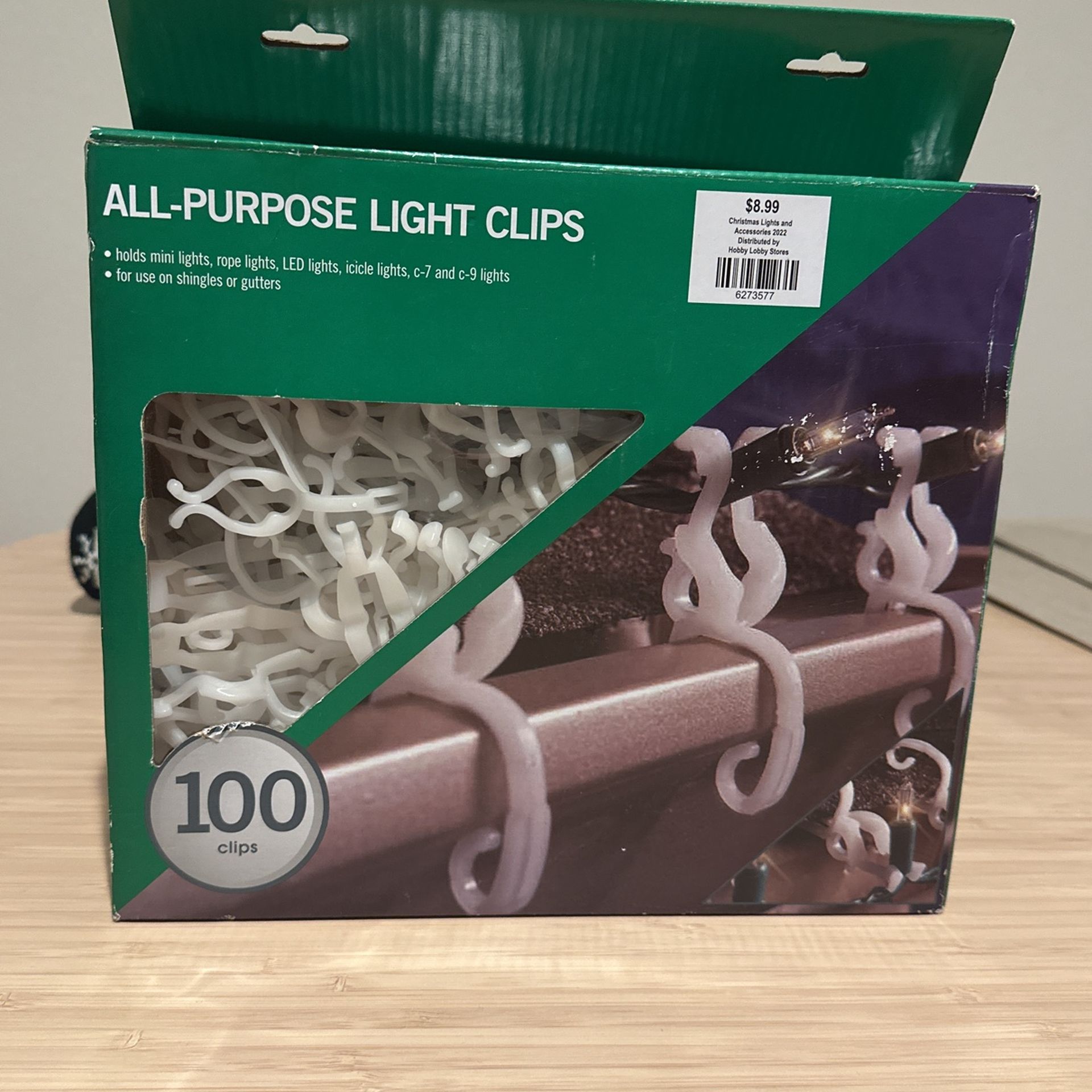 All-Purpose Light Clips 100 Clips