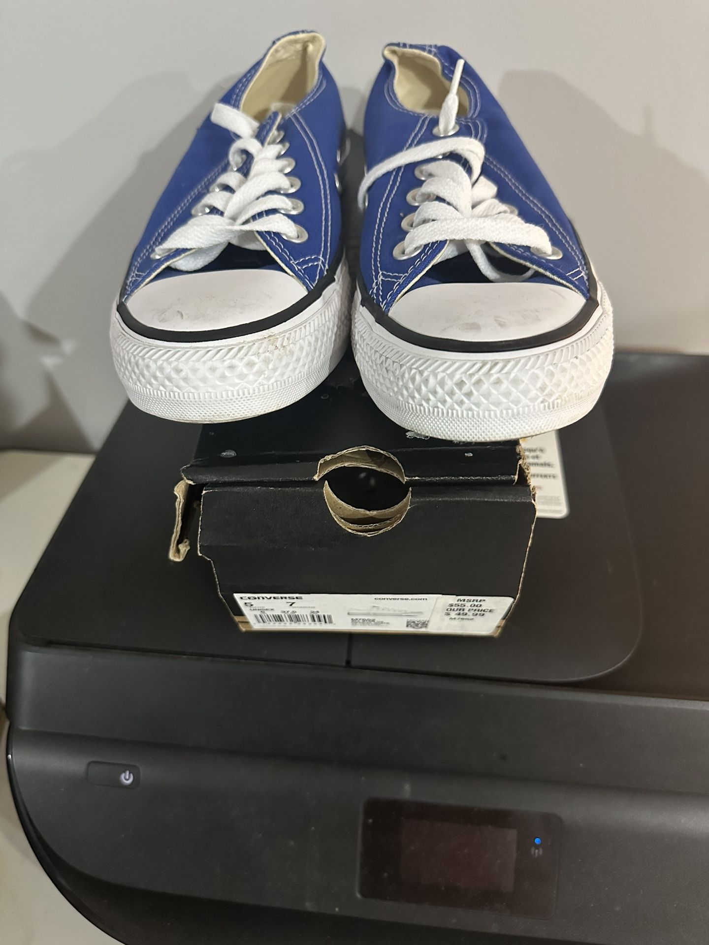 Blue Converse