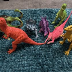 Dinosaur Toy Figures Lot Of 8 🦕 🦖
