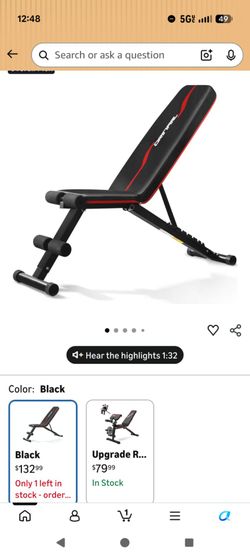 Adjustable Bench for Exercise