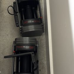 Power block Adjustable Dumbbell Up To 90lbs