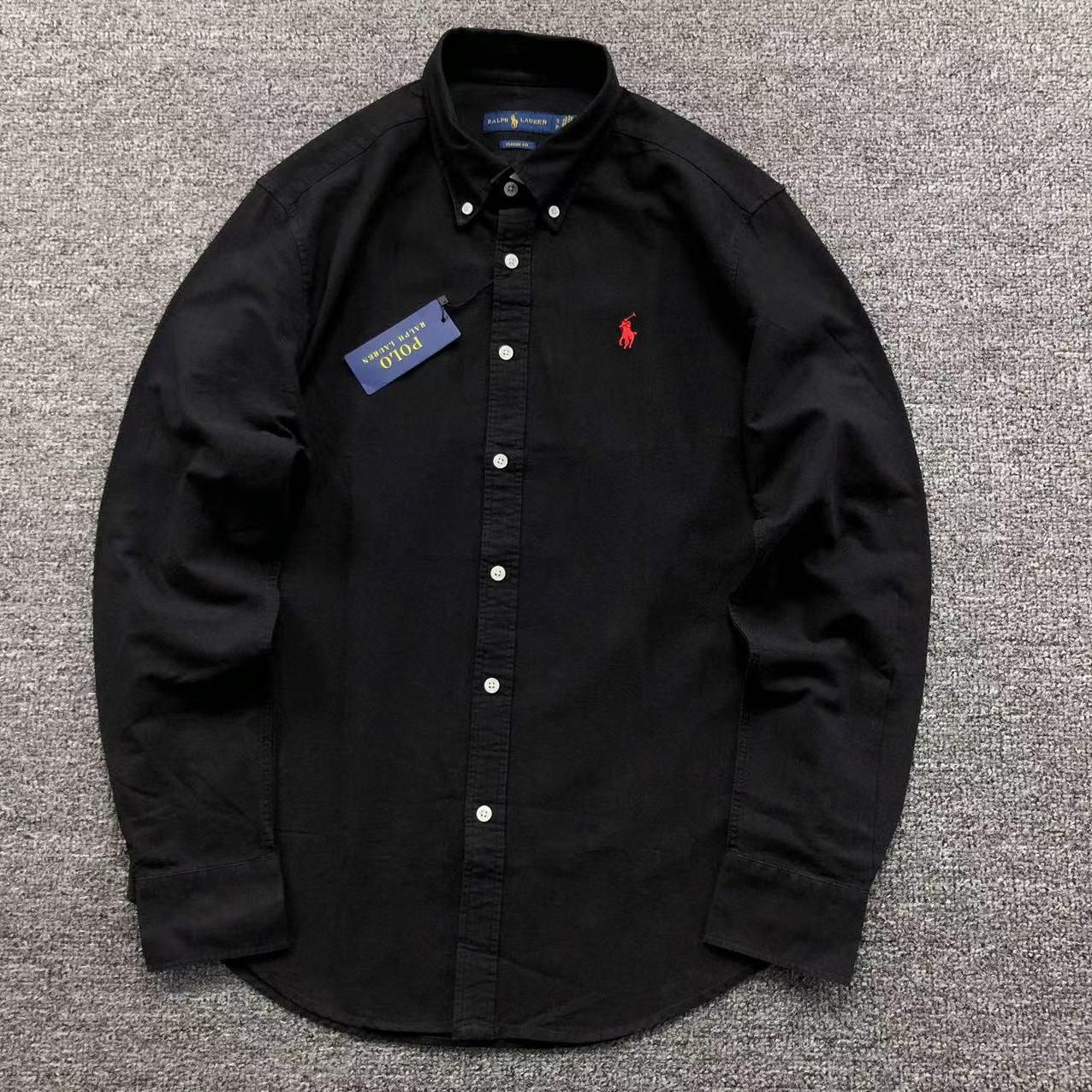 Ralph Lauren Black Button Down Shirt