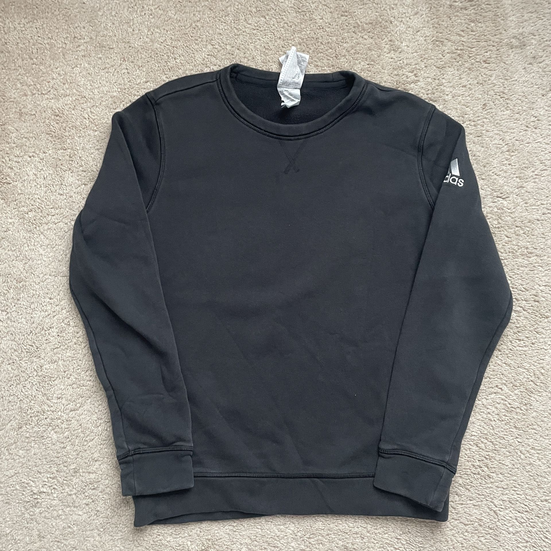 black adidas crewneck