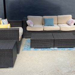 8 piece patio furniture set 