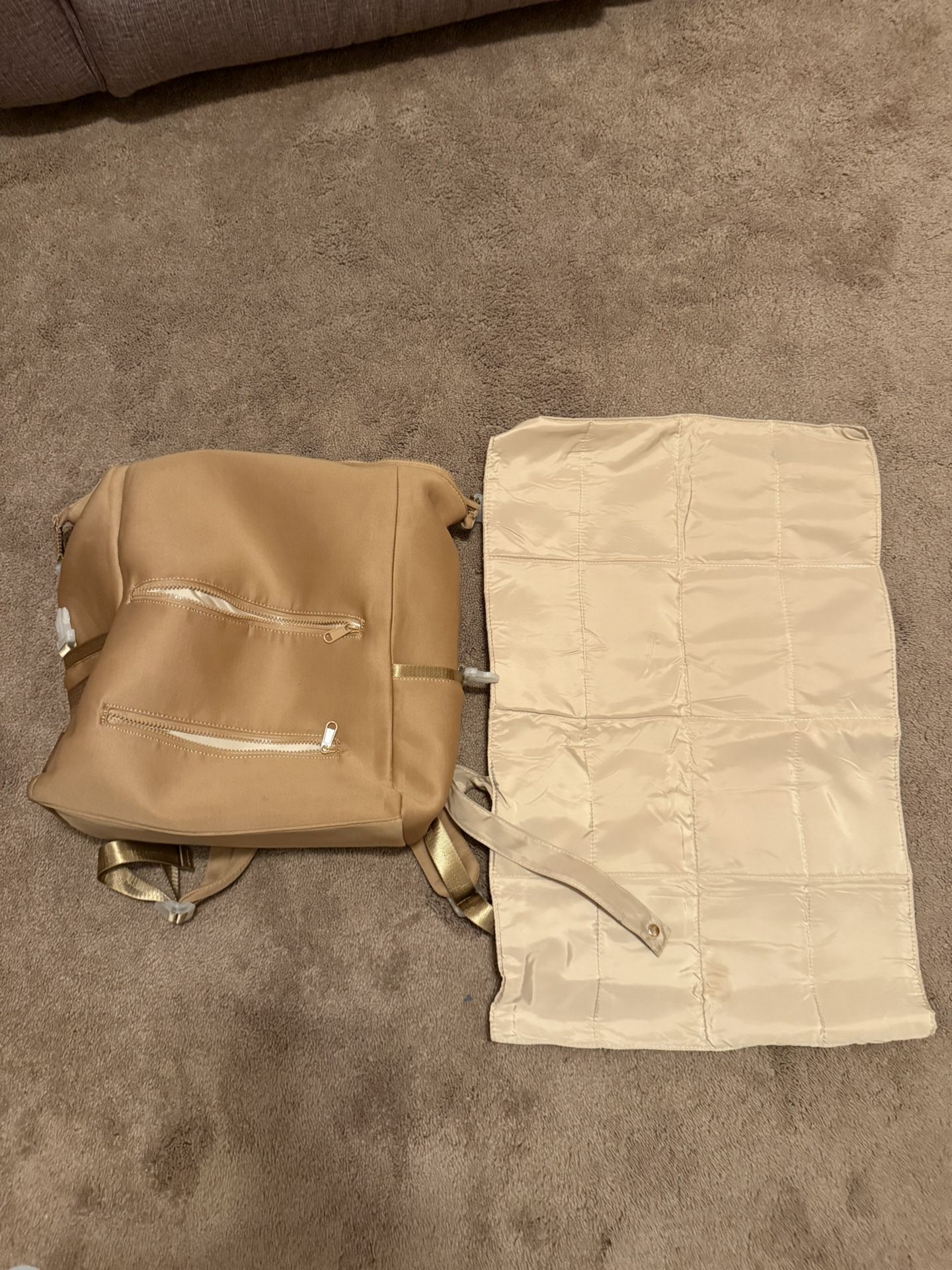 Large Diaper Bag With Changing Mat