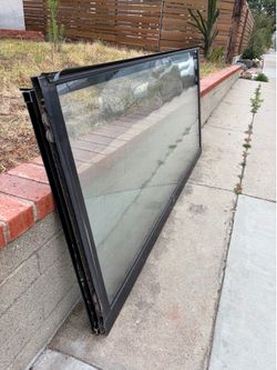 2 Glass Frame Doors