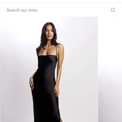 Meshki Silk Effect Maxi Dress