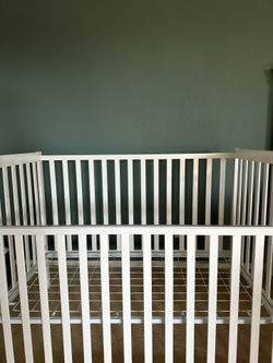 Dream On Me Synergy 5-In-1 Convertible Crib In White