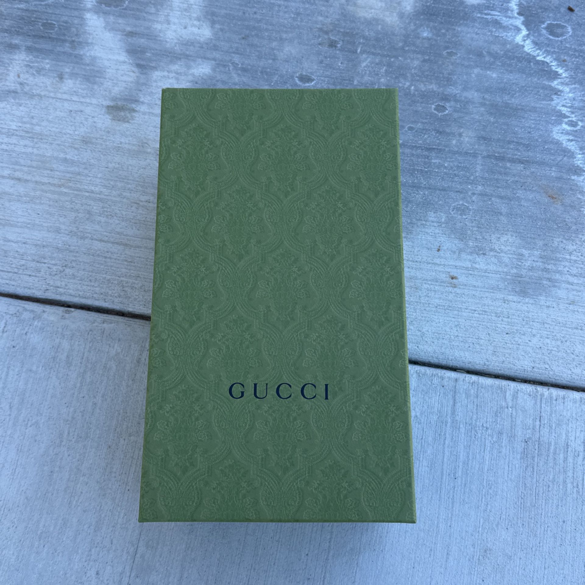 Gucci Shoe Box And Shoe Bag
