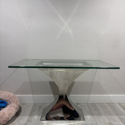 Glass table hardware restoration