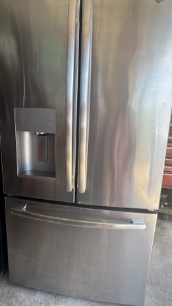Beautiful stainless steel refrigerator