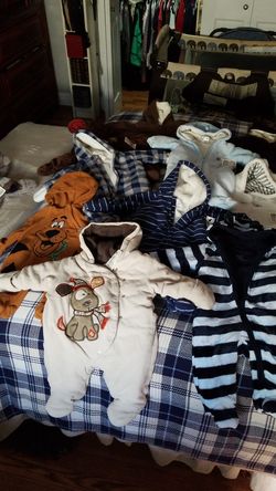 0-3 mth winter suits (brand new)