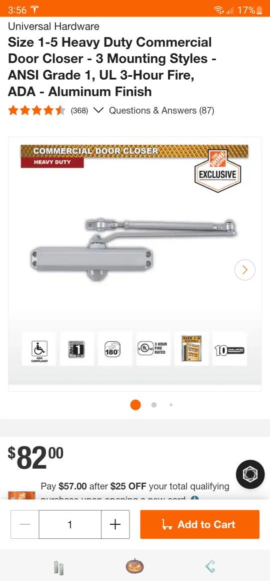 Heavy Duty Commercial Door Closer