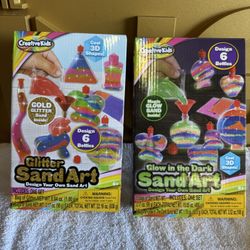 Glitter, Sand, Art, And Glow-In-The-Dark Sand Art Brand New Never Opened