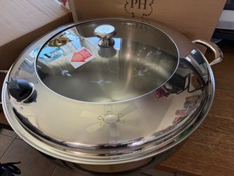 Cacerola de 22  qt acero inoxidable 5ply de vida sana   👉 princess house todo nuevo y con caja 📦