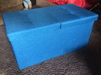 Fabric ottoman
