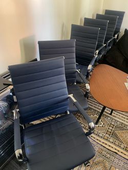 6 fairly new office chairs