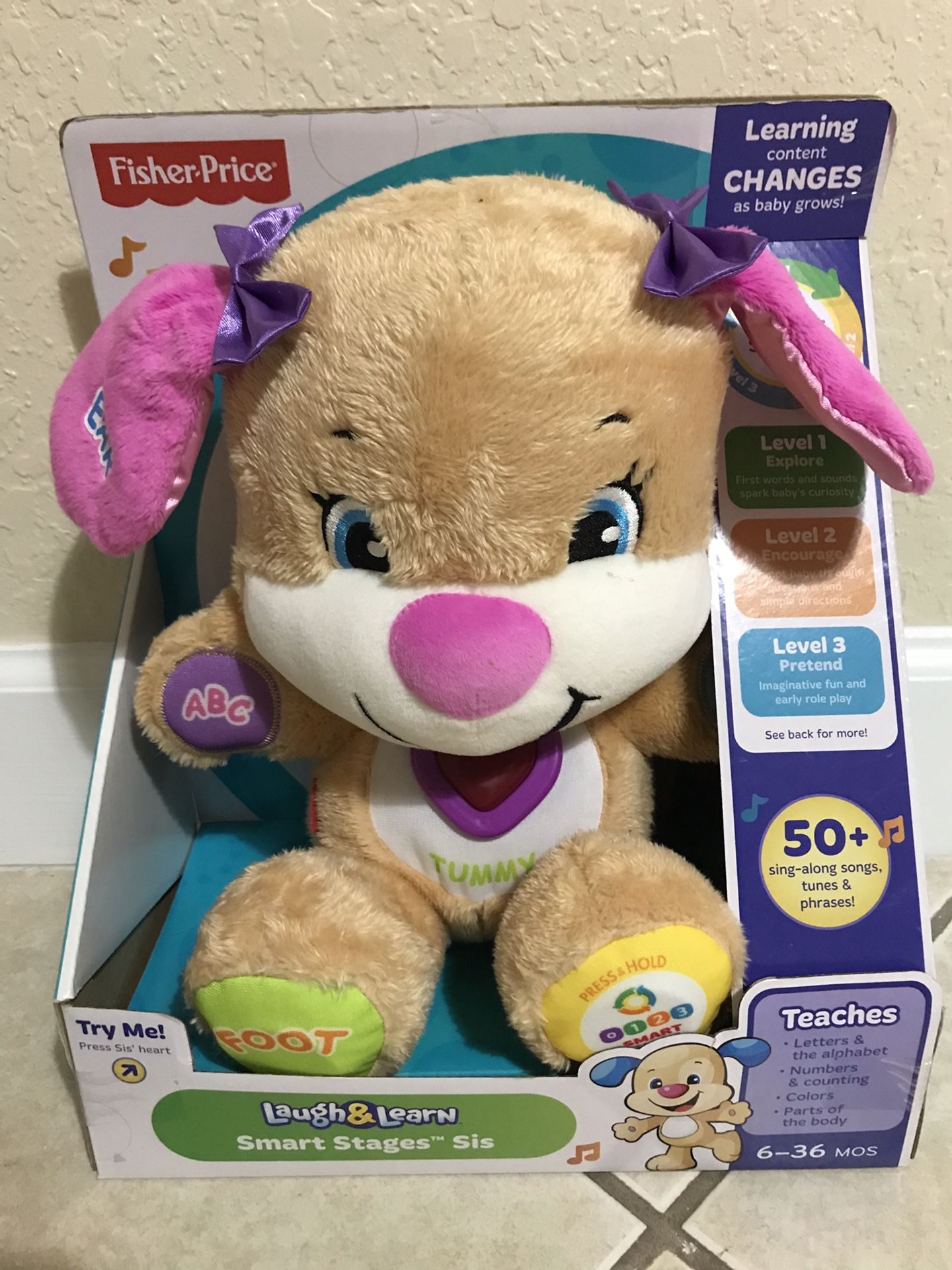 New Fisher-Price Laugh&Learn Smart Stages Sis