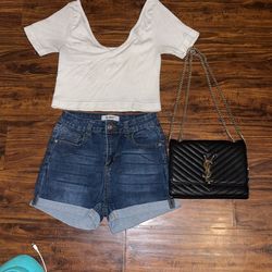 White Crop Top