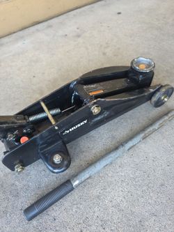 The Husky 2-Ton Hydraulic Trolley Jack