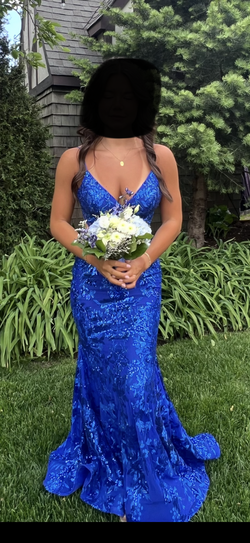 Gipper Royal Blue Prom Dress