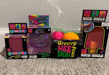 Needoh - Groovy Fruit, Nice-sicle, Gum Drop, Jelly Squish