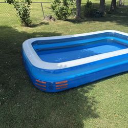 Large, Rectangle, Inflatable Pool