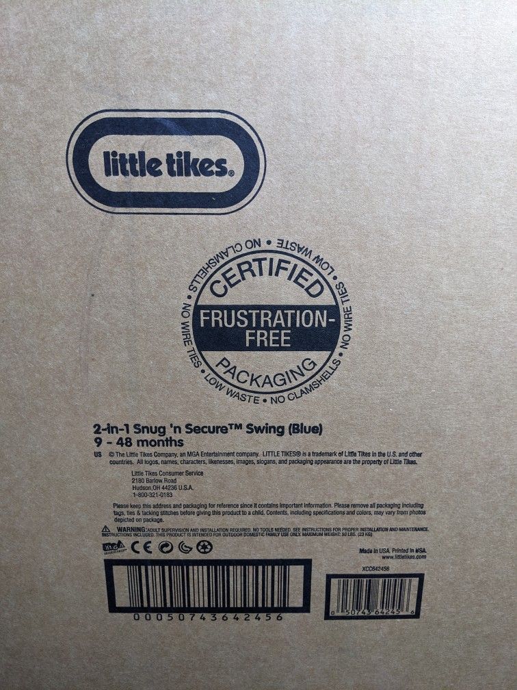 little tikes Snug 'N Secure swing