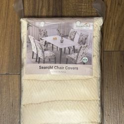 Nice Searchl Dining Room Chair Covers - Set of 6 - Brand New!