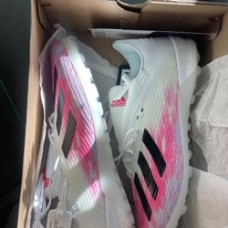 Rare Adidas Men’s shock Pink 19.1 - Size 9.5 