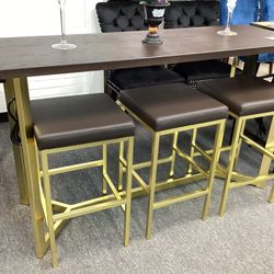 4 Pc Bar Set $349