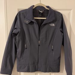Grey Purple Northface Jacket