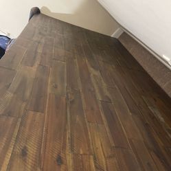 Authentic Wood Table With Extender