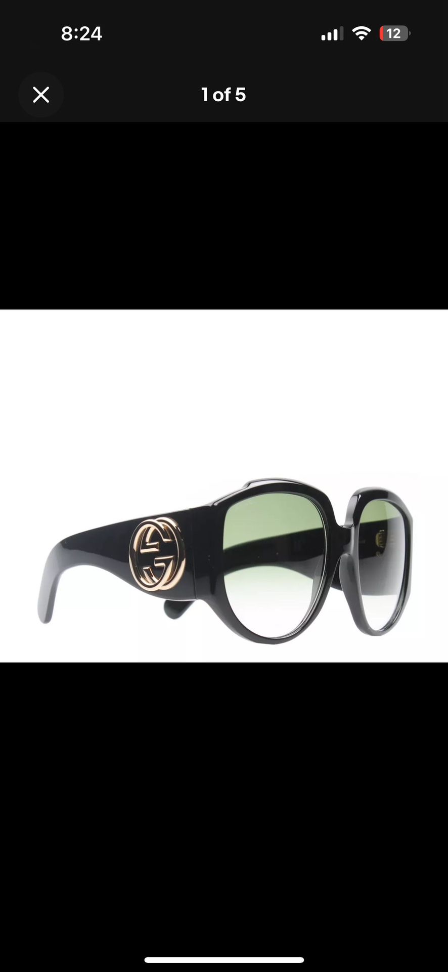 Gucci Authentic Women’s Sunglasses GG0151S W/Original Case Bag Cloth & Papers