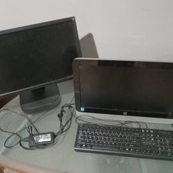 Computer with Second Monitor