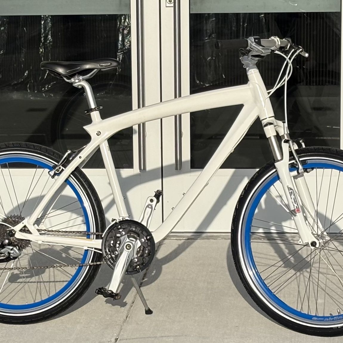 BMW Aluminum Cruise Bike Limited Edition White,Shimano Alivio 