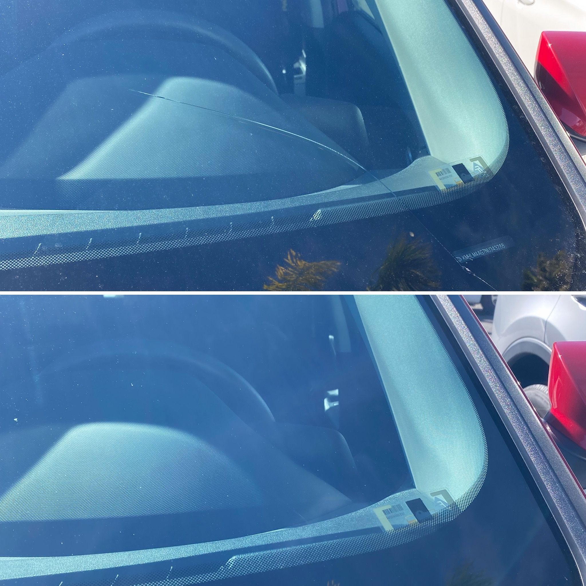 Cracked WINDSHIELD REPAIR