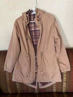 Women's Hooded Anorak Jacket Blush Pink