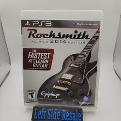 Rocksmith 2014 Edition (Sony PlayStation 3 PS3, 2013) - CIB -