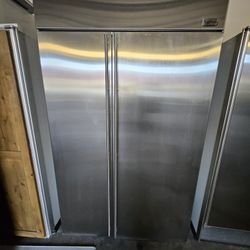 48" GE MONOGRAM BUILT IN STAINLESS STEEL REFRIGERATOR 