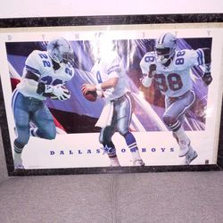 Framed Dallas poster