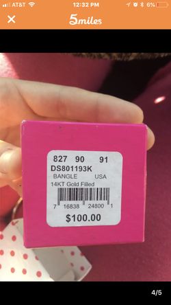 Gold filled little girl bracelet