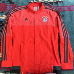 Adidas Bayern Munich 2015 Anthem Jacket Red Men Size M