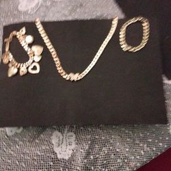 Gold Choker & Brace